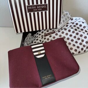 Henri Bendel Friday Iconic Cosmetic Bag or Small Clutch